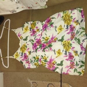 Juniors floral romper